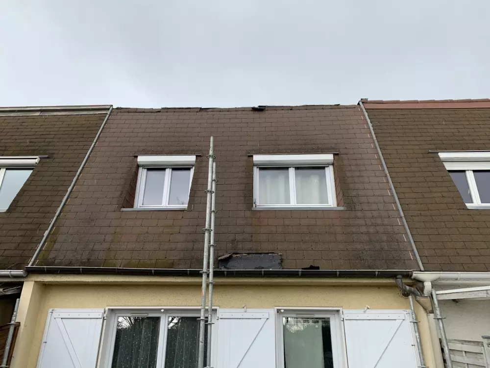 Remplacement gouttière zinc sur mesure